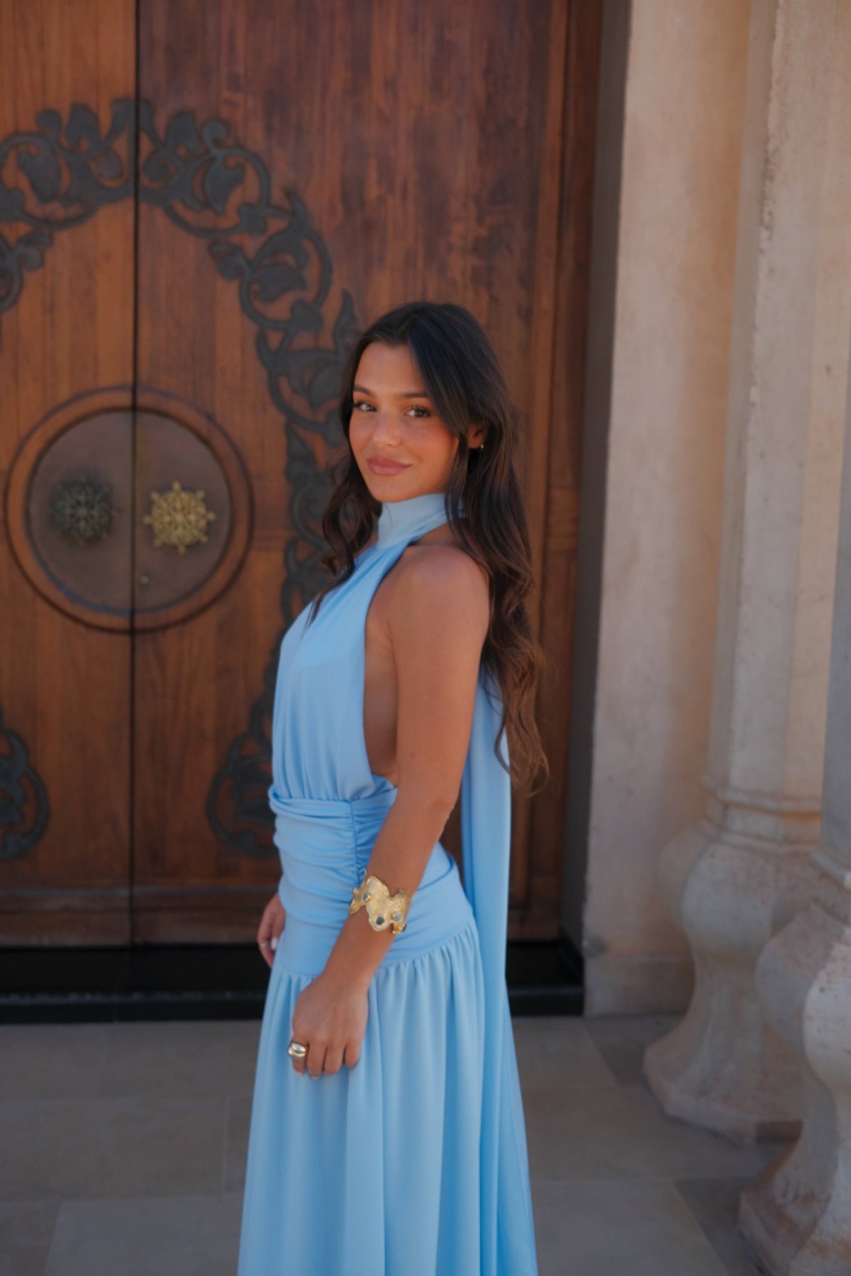 Paloma Dress in Blue