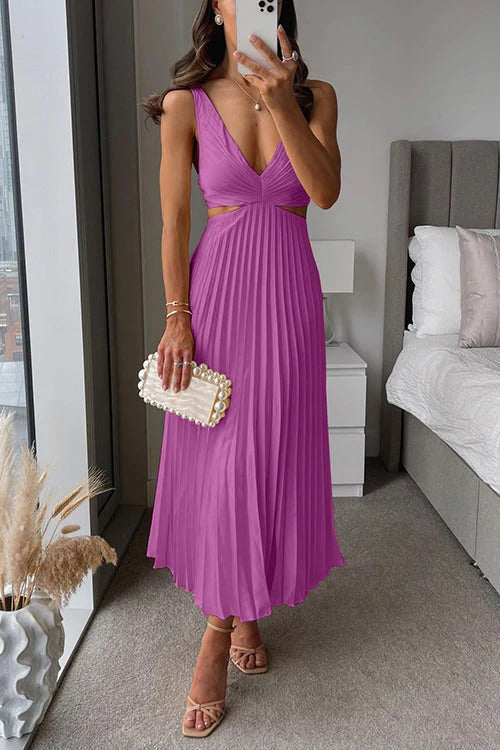 Isabella - Vestido plisado elegante