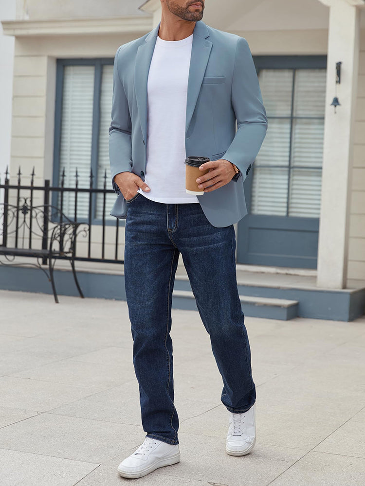 Classic Business Casual Blazer Suit Jacket (US Only)
