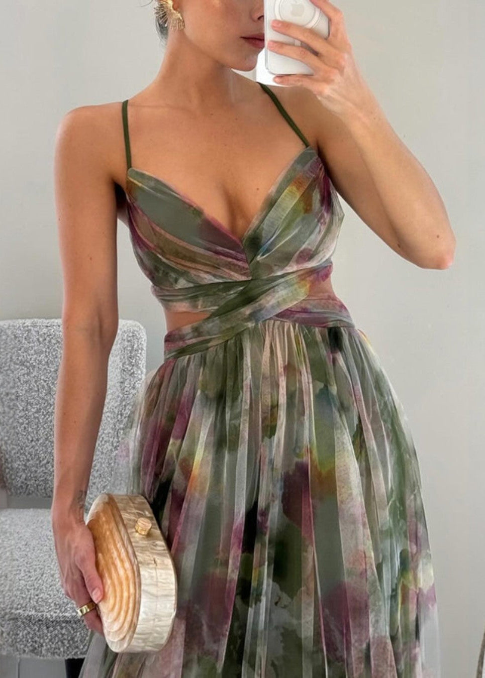 Gisela | Maxi-Vestido Encantador con Estampado Floral