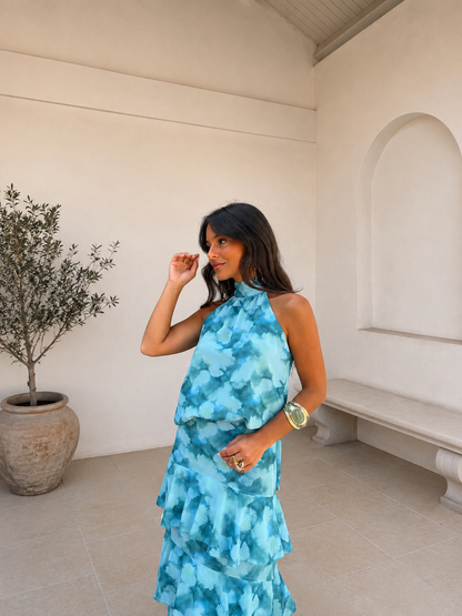 Nera Dress in Blue
