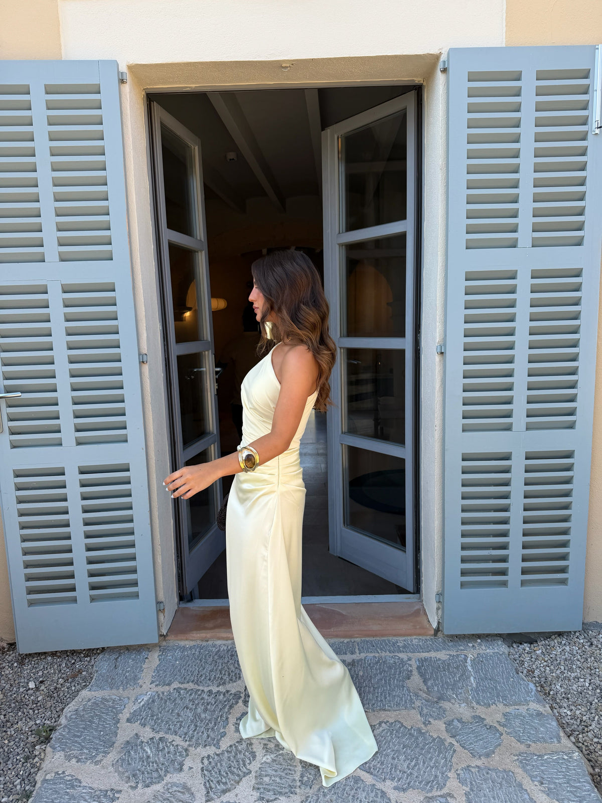 Amira Dress in Yellow