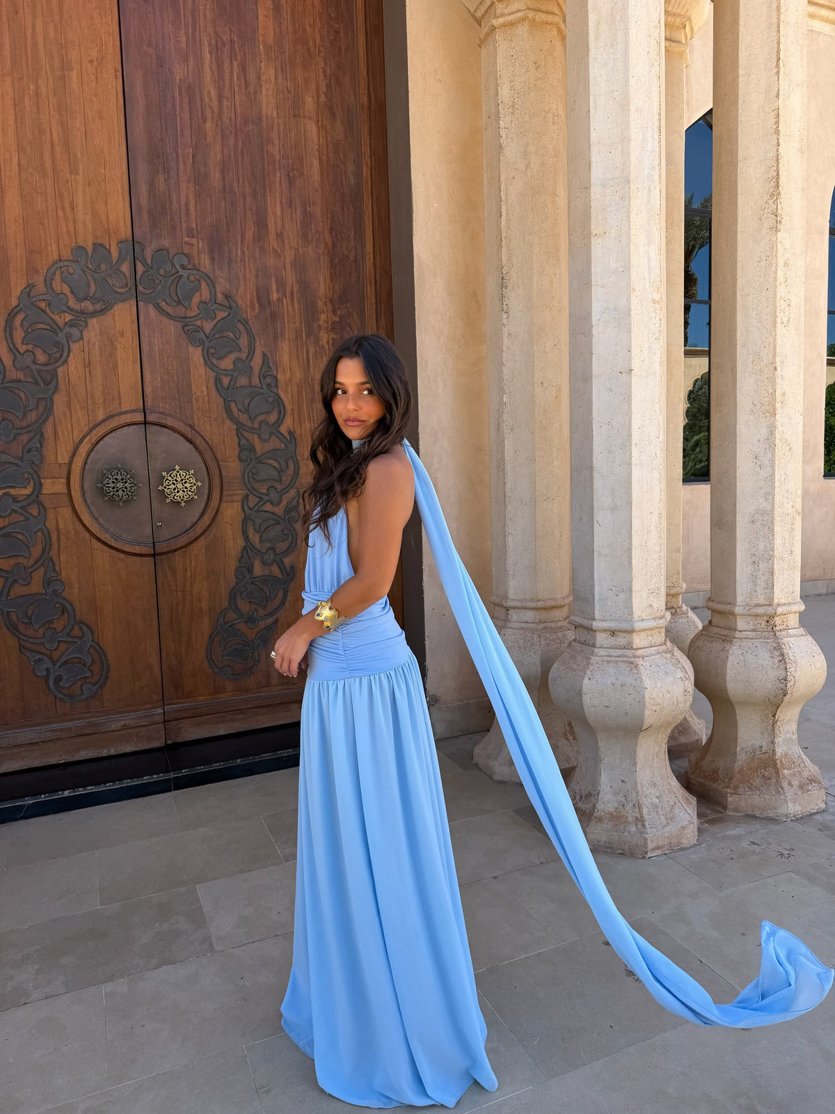 Paloma Dress in Blue