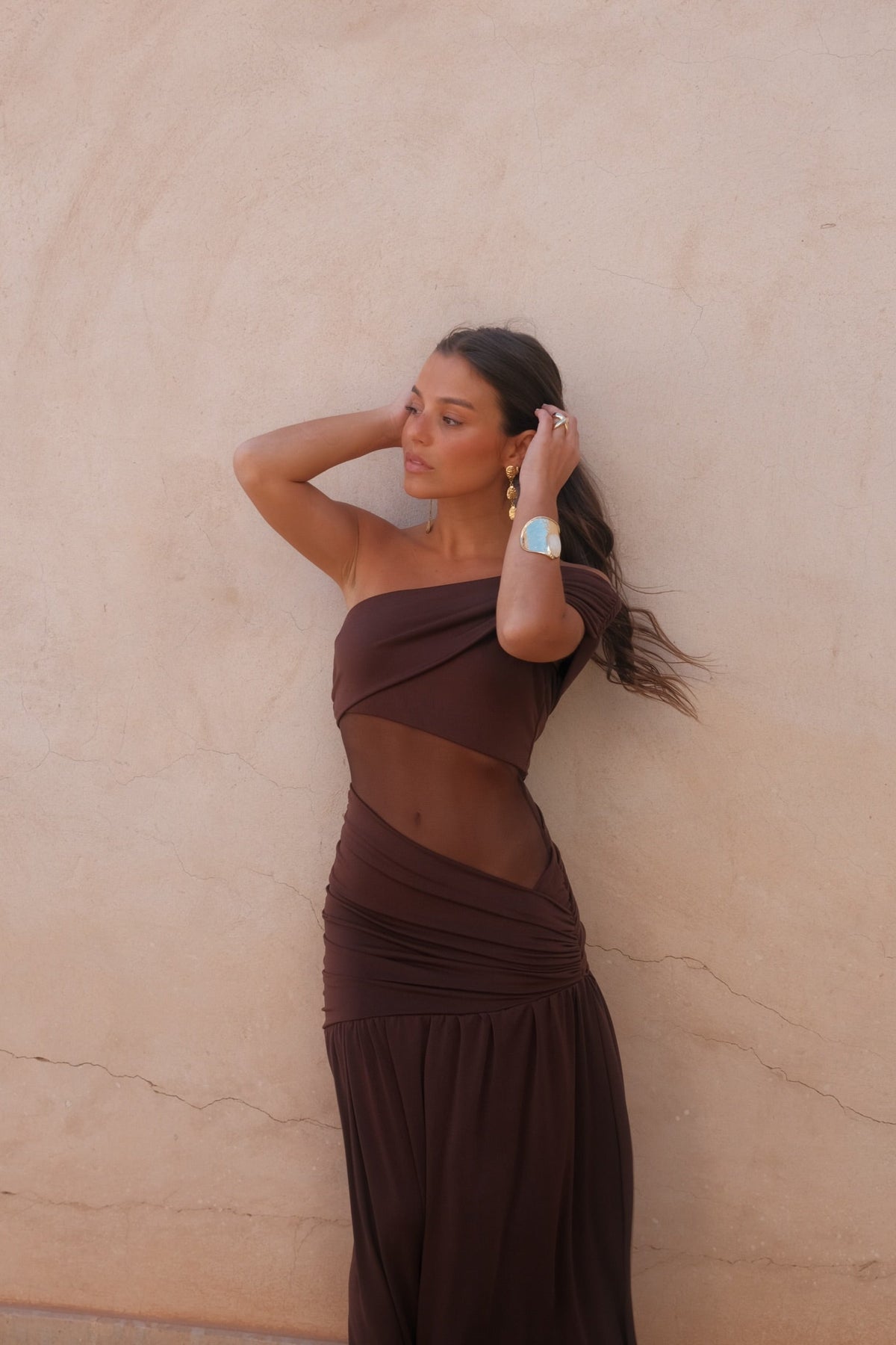 Dune Dress in Brown