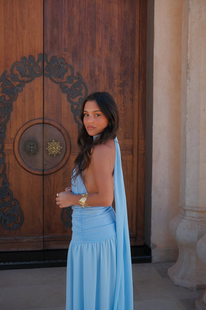 Paloma Dress in Blue