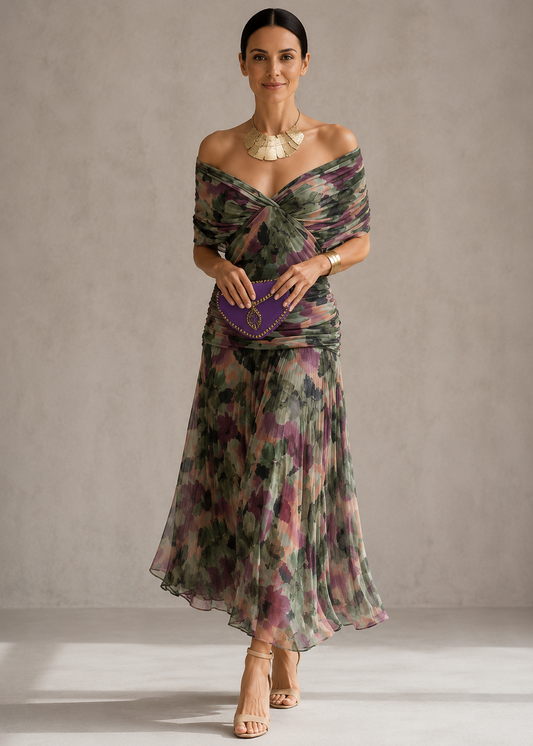 Carola | Vestido Noche Coral