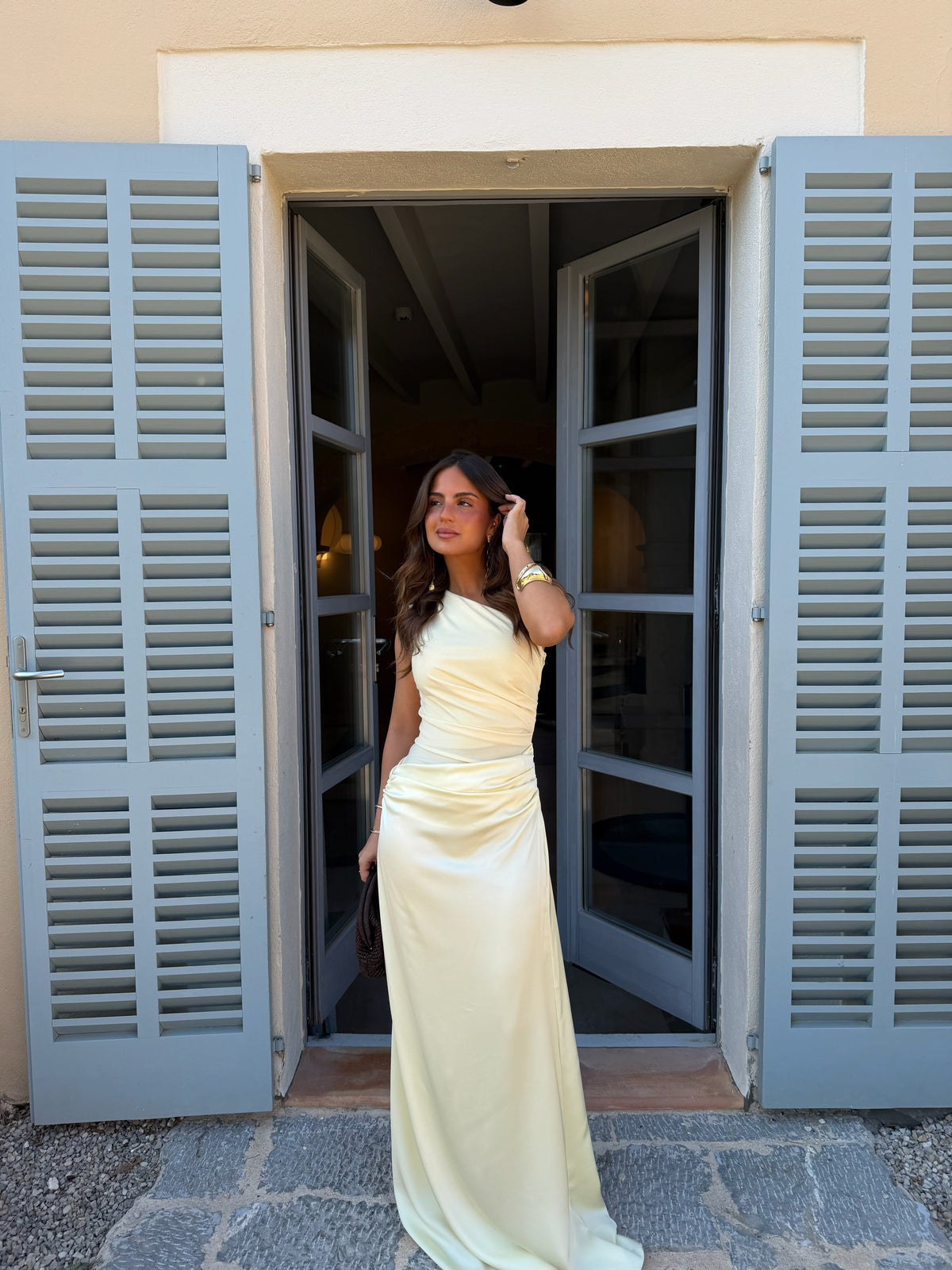 Amira Dress in Yellow