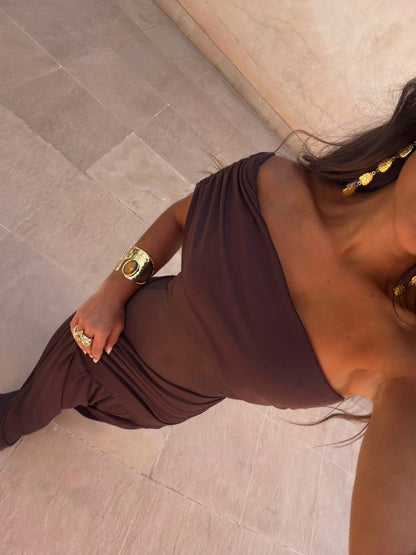 Dune Dress in Brown