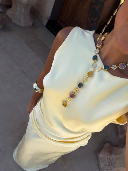 Medina Dress in Light Yellow