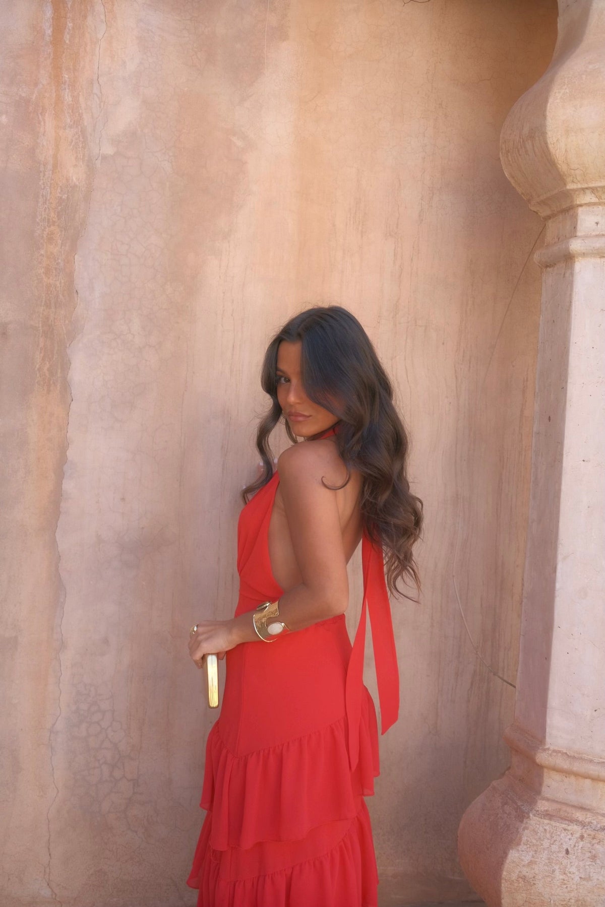 Manila Dress in Red