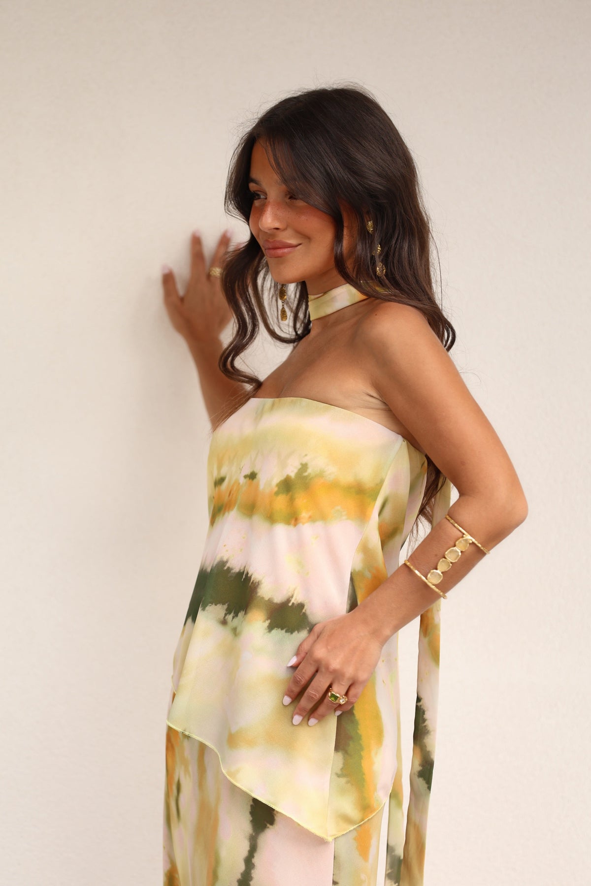 Aitana Dress in Green