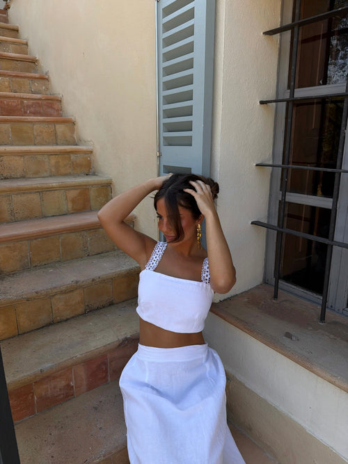 Sunflower Set in White