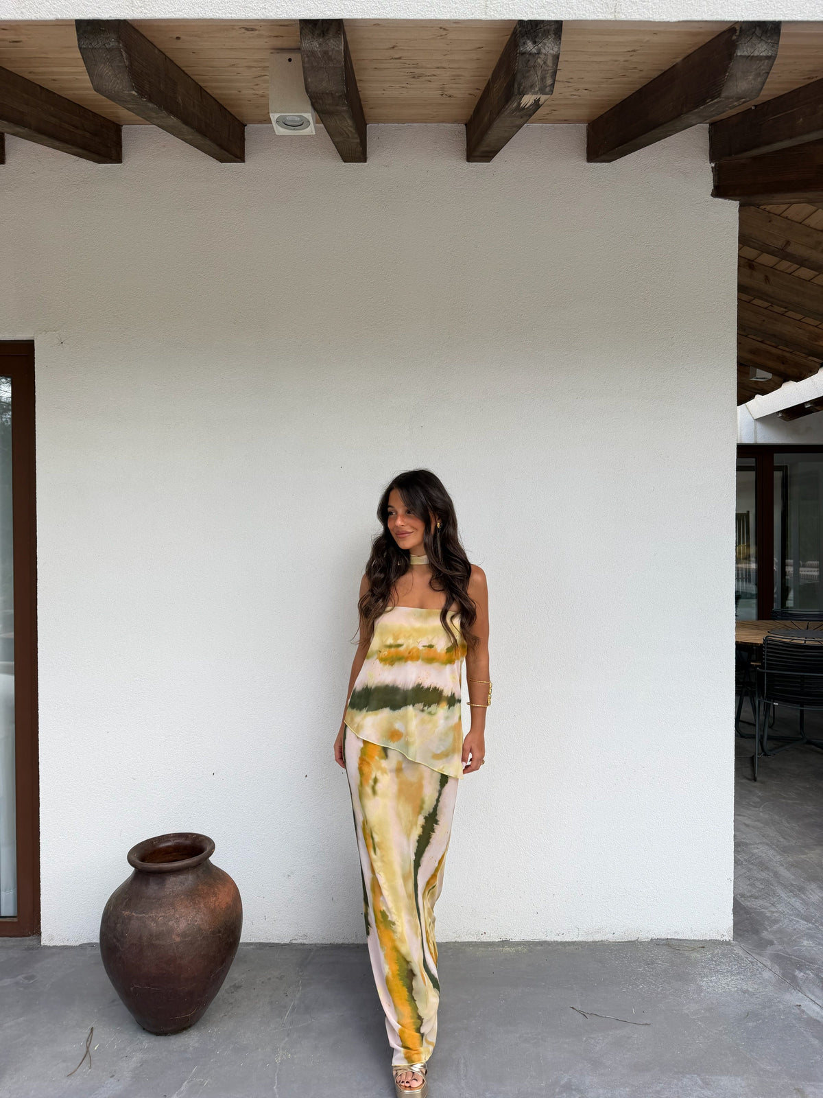 Aitana Dress in Green