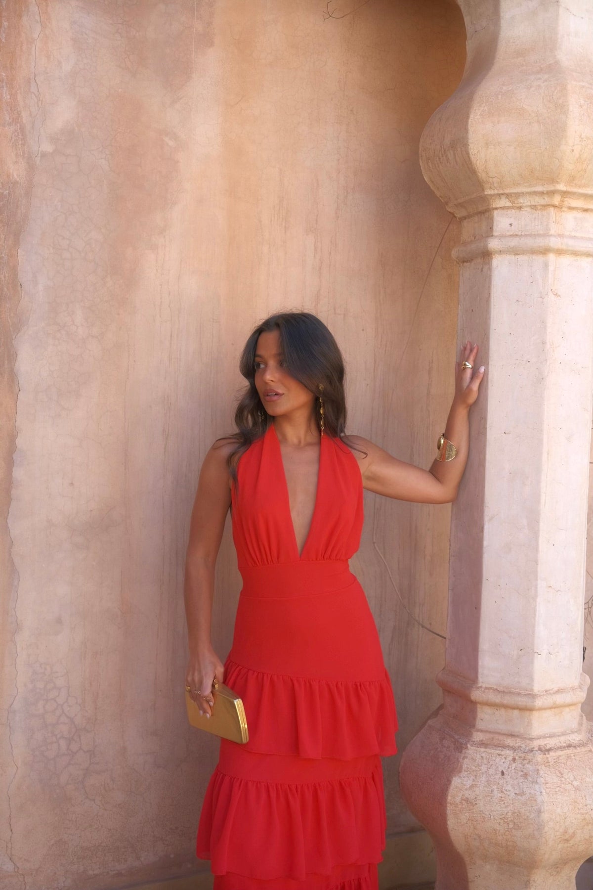 Manila Dress in Red