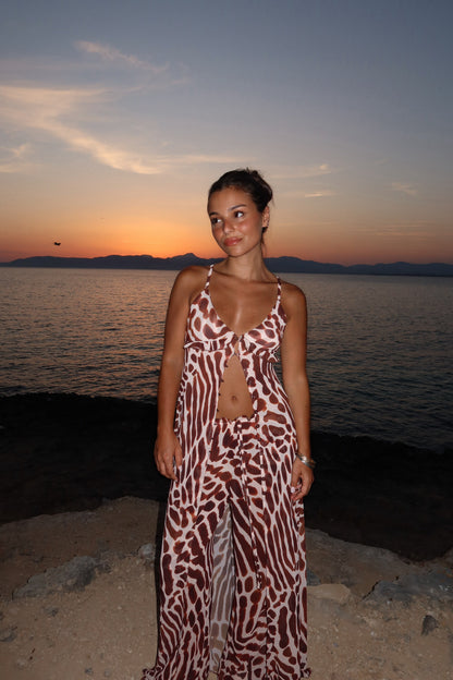 Giraffe Print Top