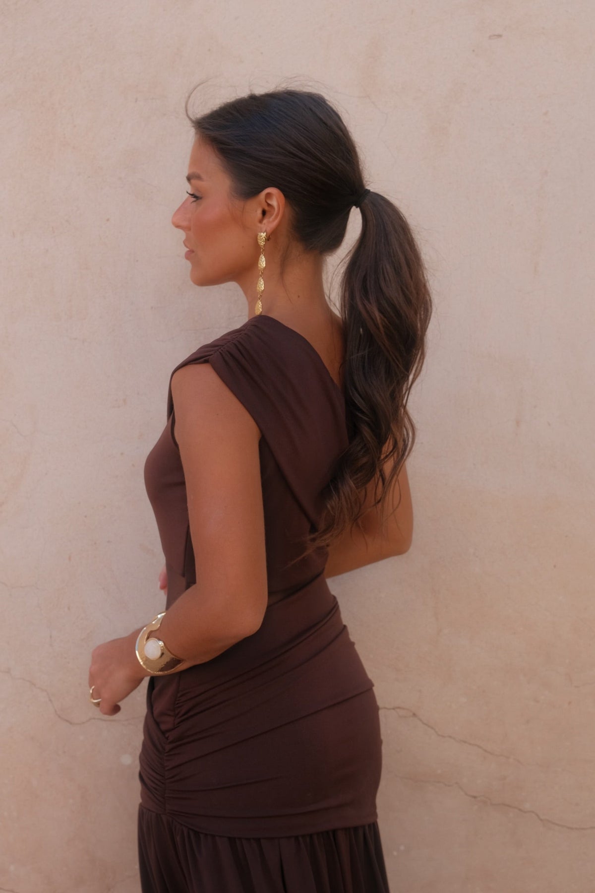 Dune Dress in Brown