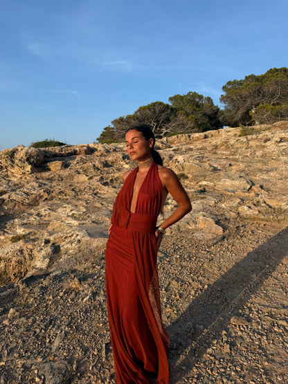 Aina Dress in Terracota