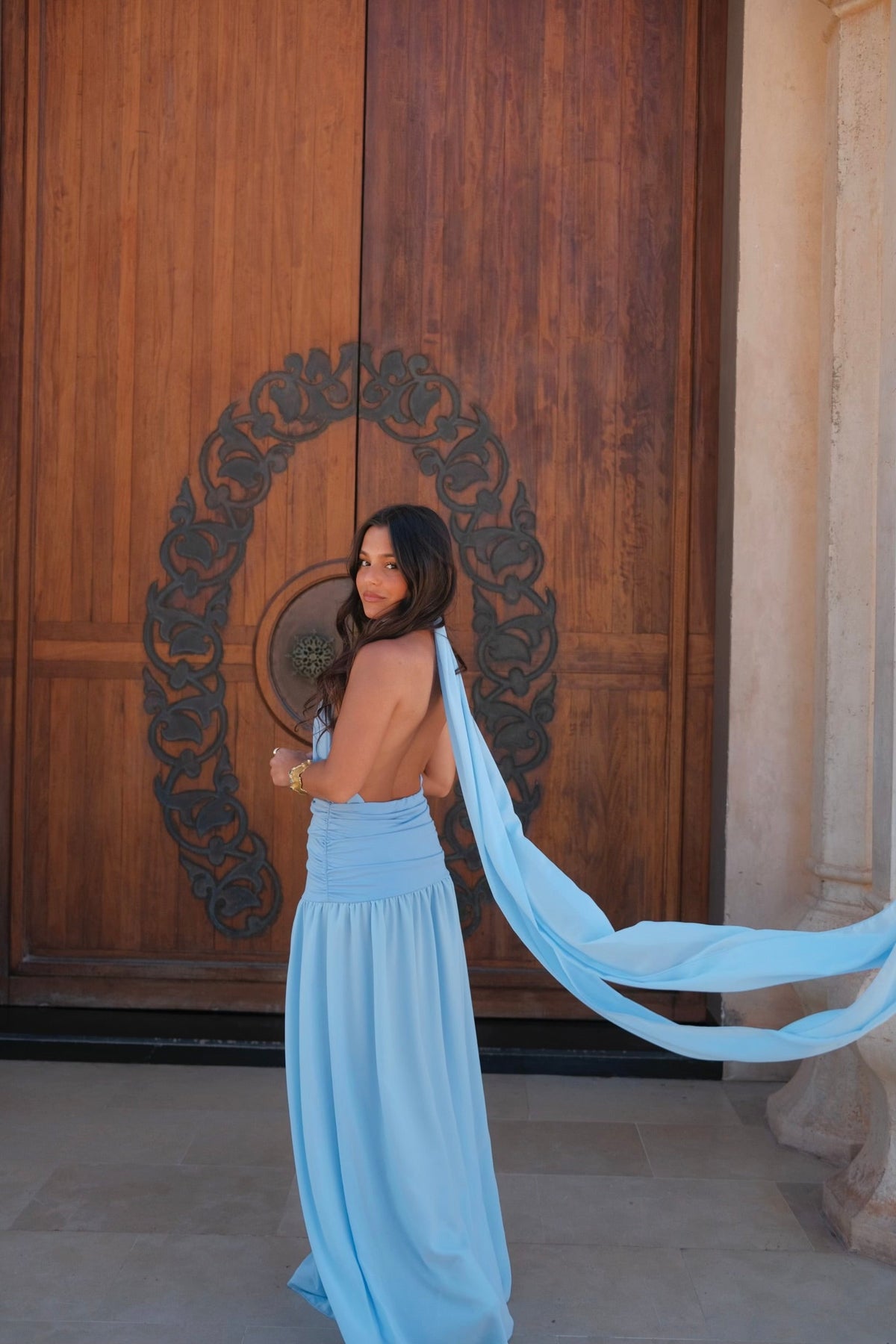 Paloma Dress in Blue