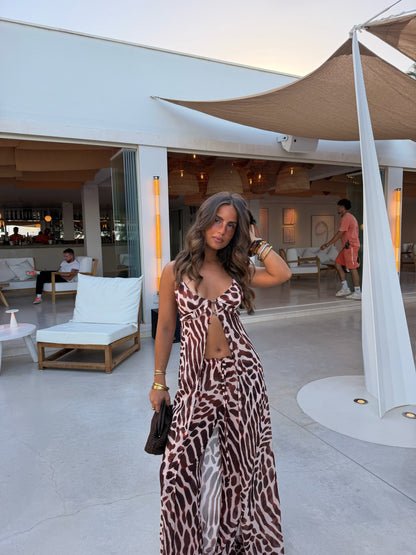 Giraffe Print Top