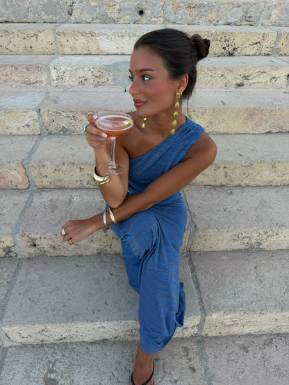 Nera Dress in Blue
