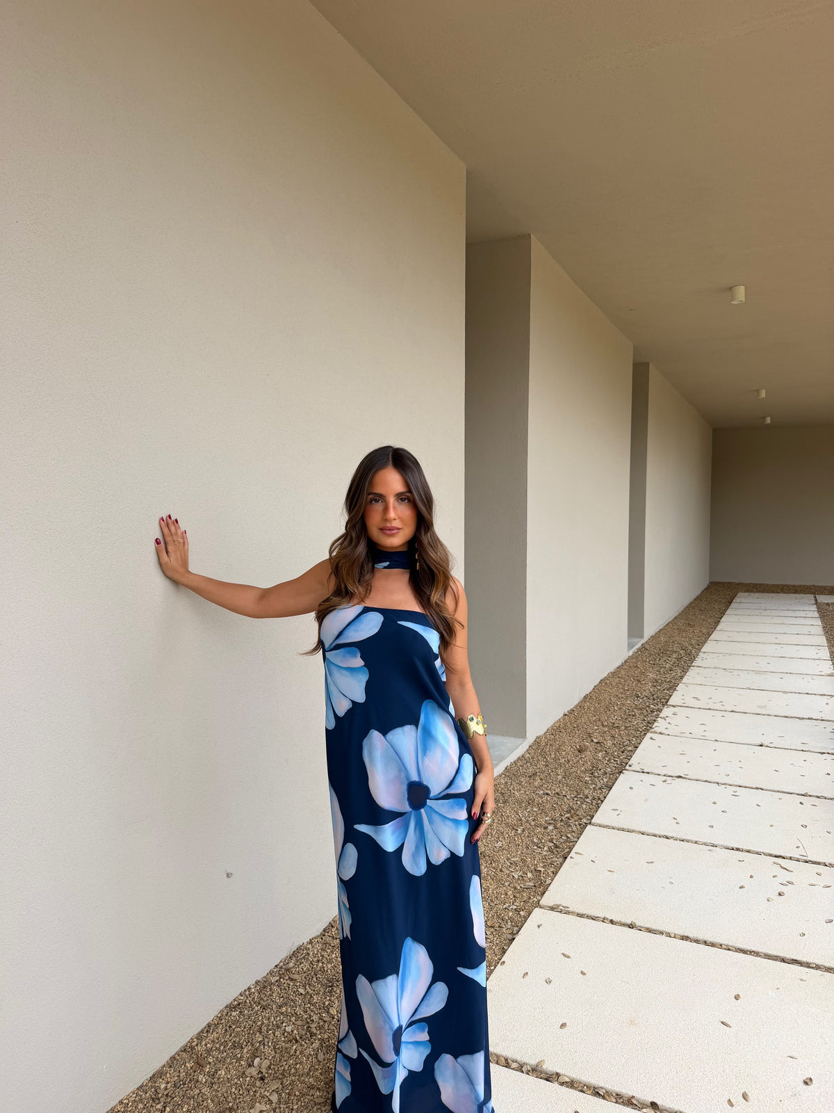 Bloom Dress in Blue
