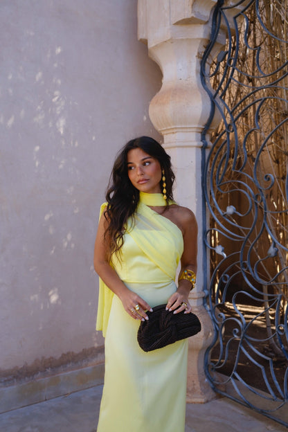 Triana Dress in Yellow