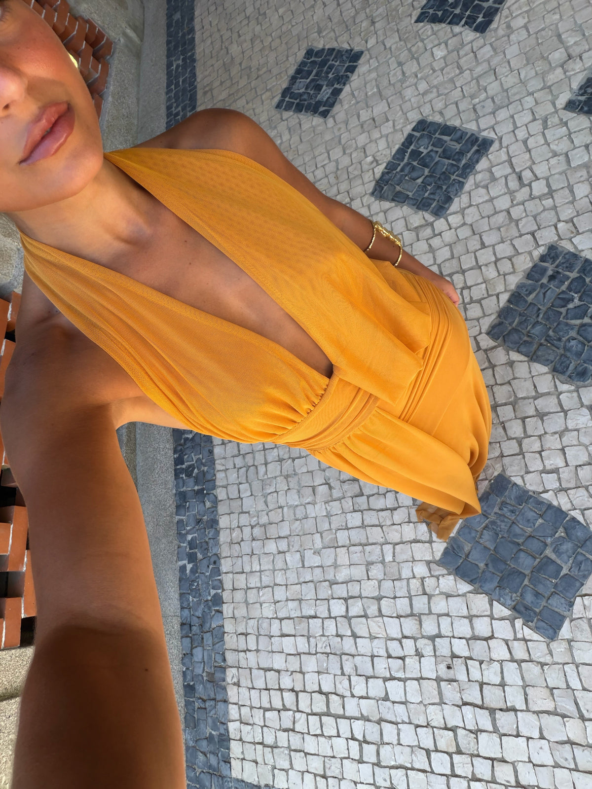 Aina Dress in Toasted Yellow