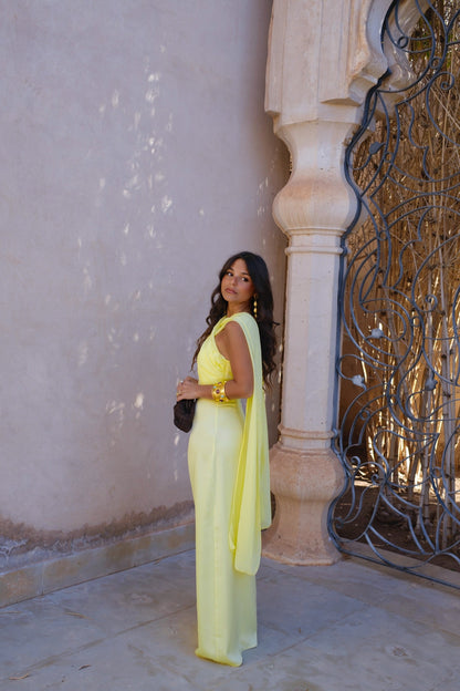 Triana Dress in Yellow