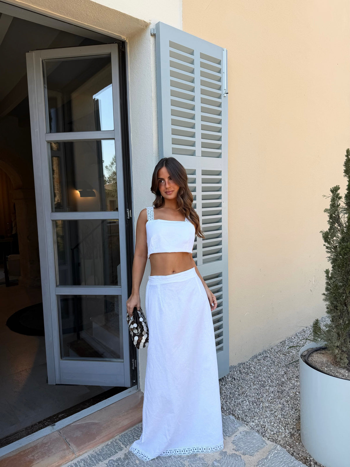 Sunflower Set in White