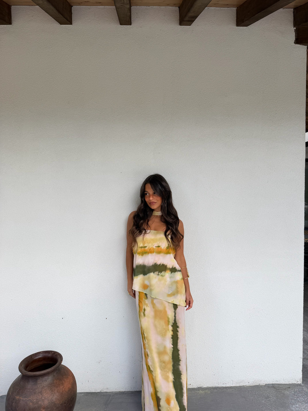 Aitana Dress in Green