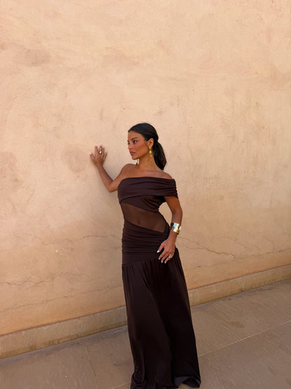 Dune Dress in Brown