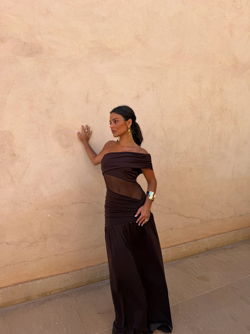 Dune Dress in Brown