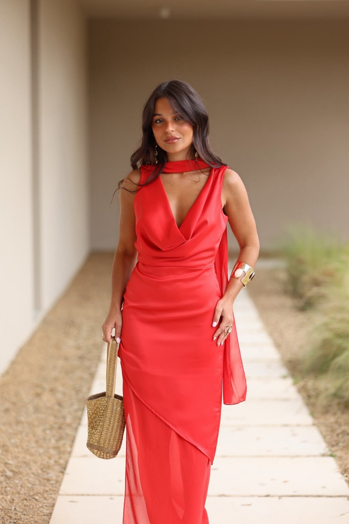 Rosalie Red Dress