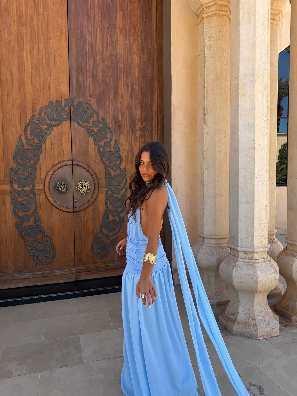 Paloma Dress in Blue