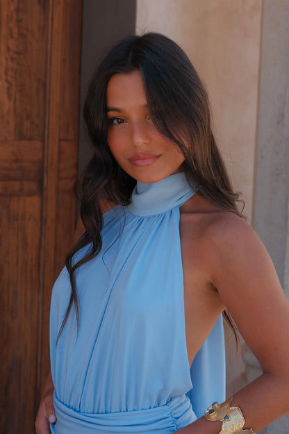 Paloma Dress in Blue