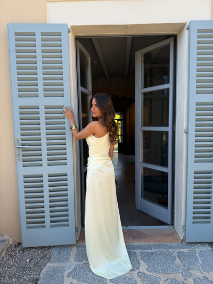 Amira Dress in Yellow