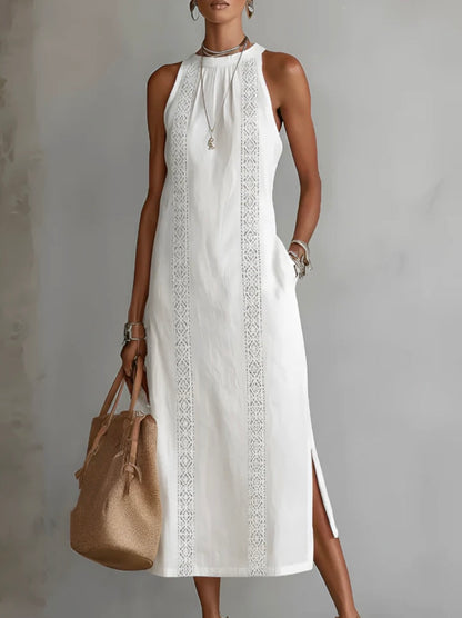 Isla - Vestido Maxi Elegante con Encaje