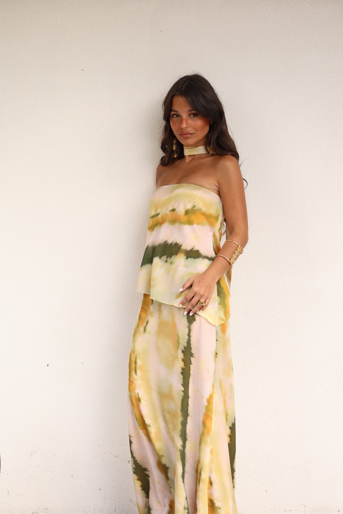 Aitana Dress in Green