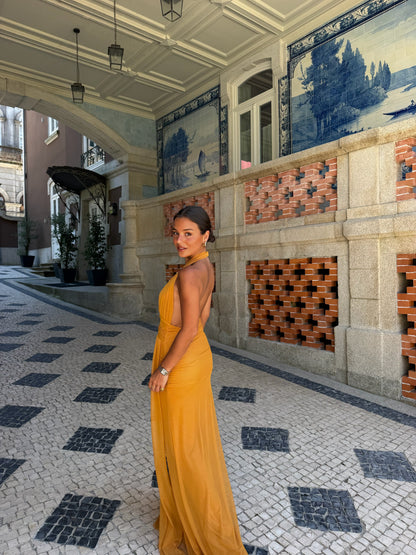 Aina Dress in Toasted Yellow