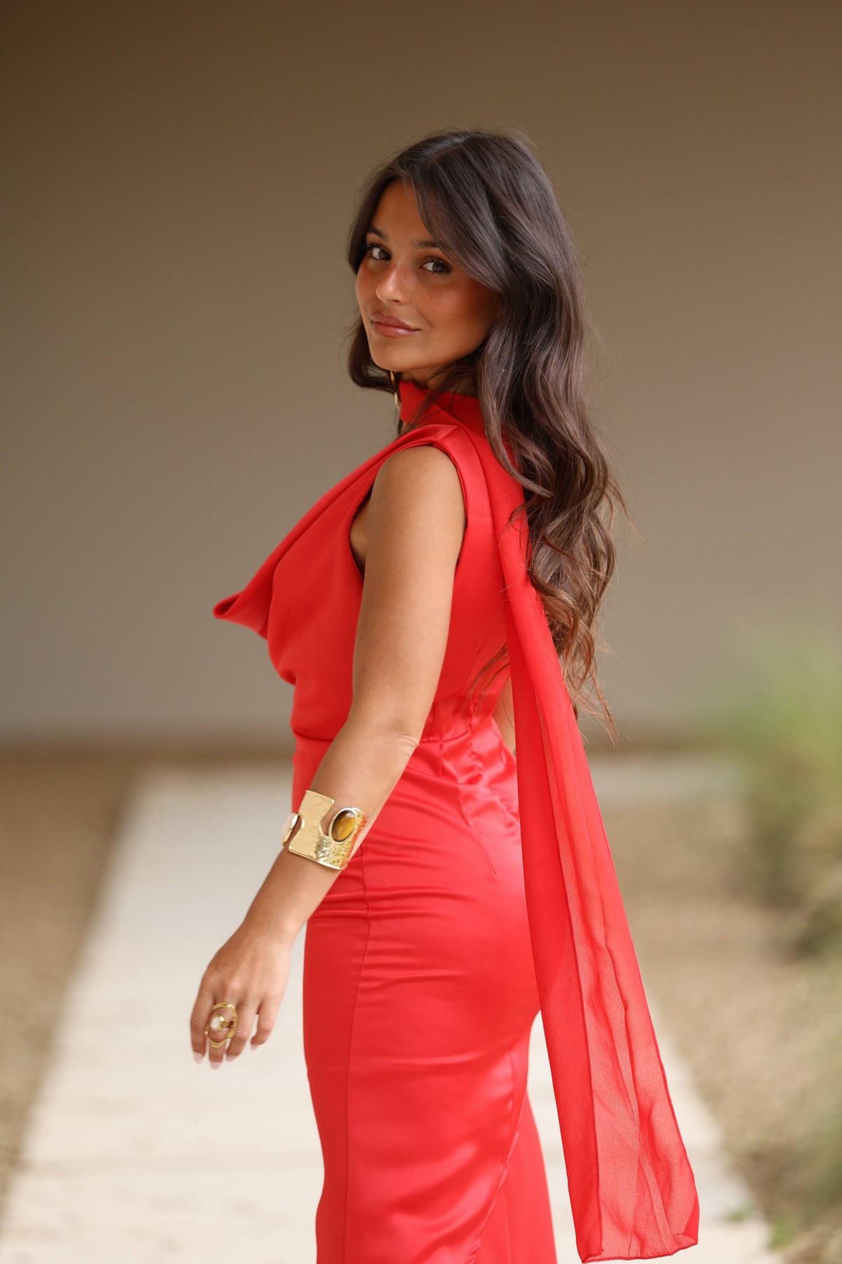 Rosalie Red Dress