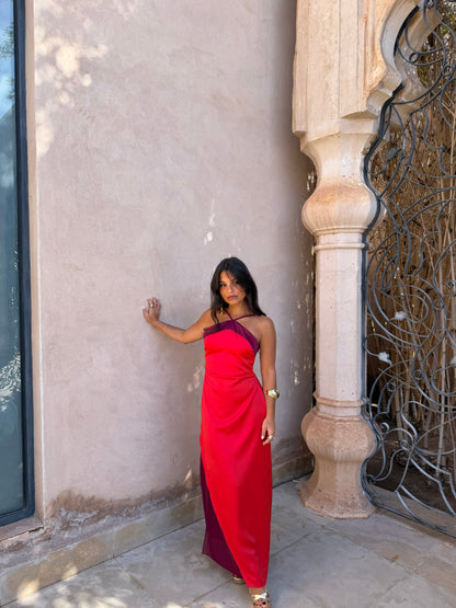 Oasis Dress in Red