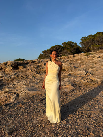 Amira Dress in Yellow