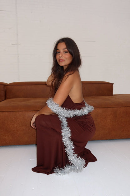 Hailey Dress in Brown