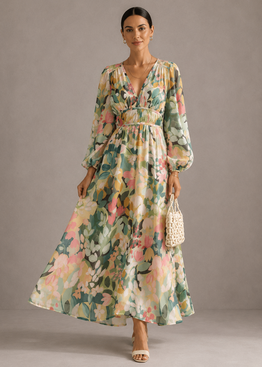 Celine | Vestido Femenino con Estampado Floral