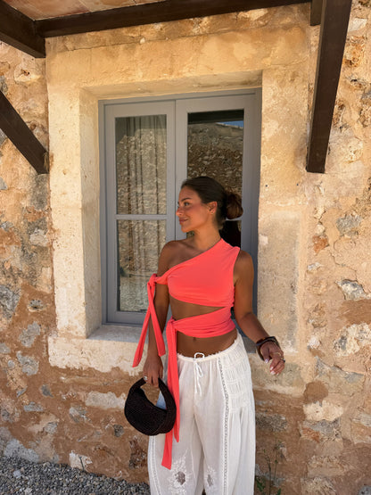 Gaia Top in Coral