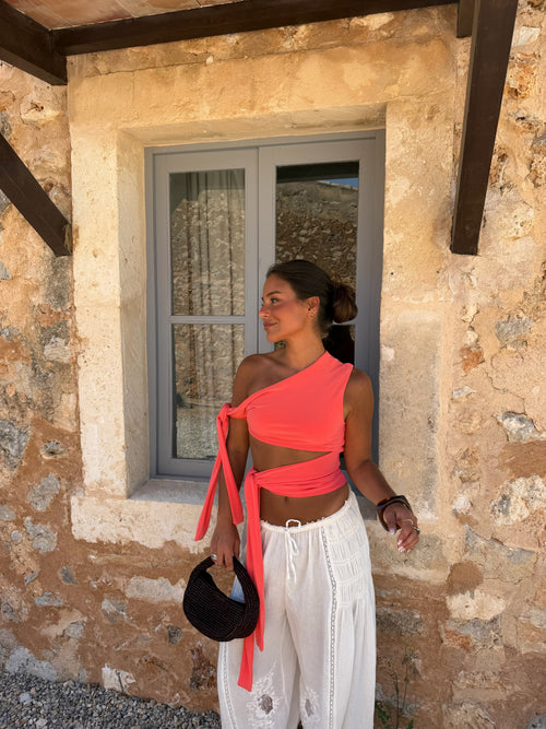 Gaia Top in Coral
