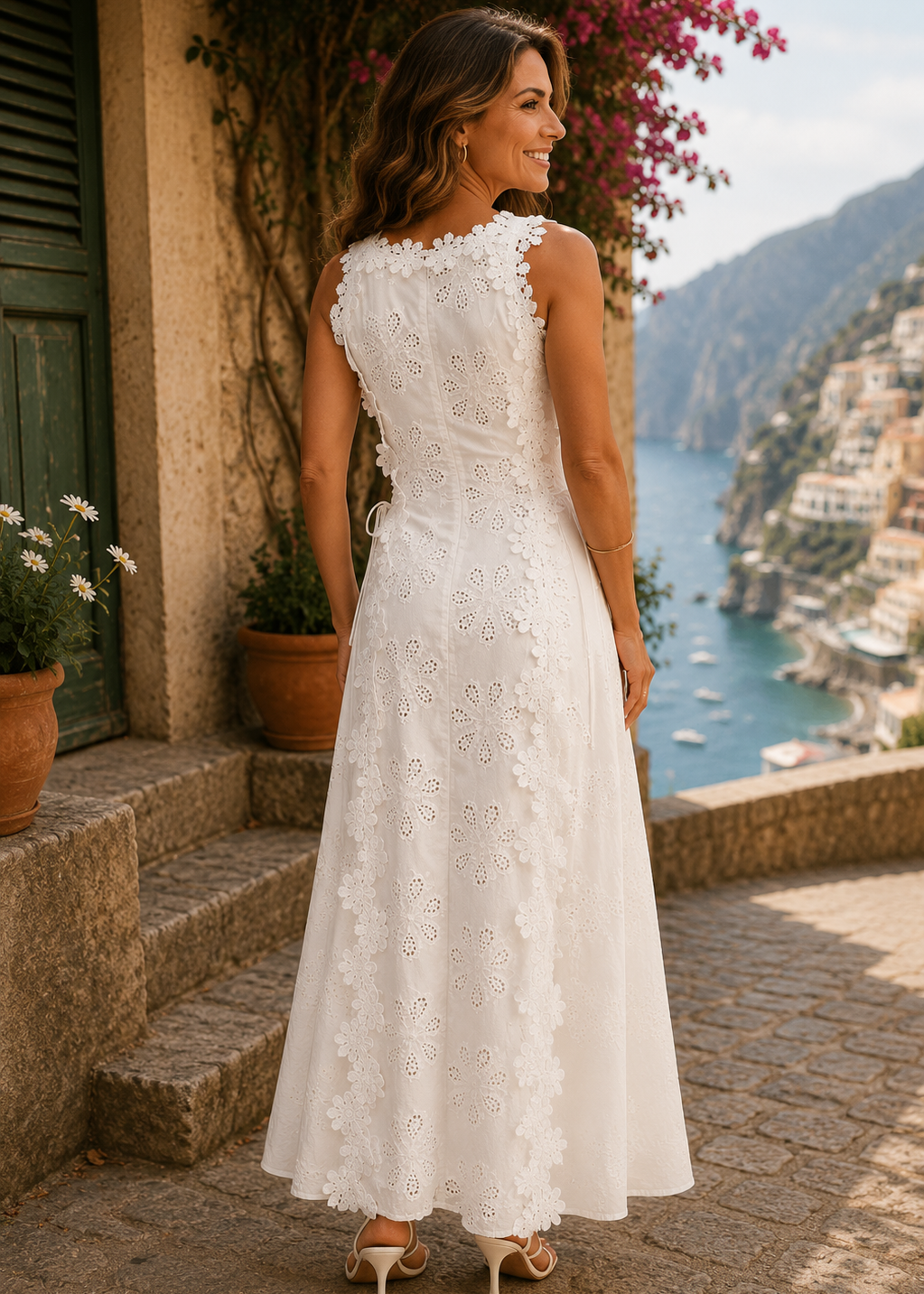 Della | Vestido Maxi Elegante Bordado