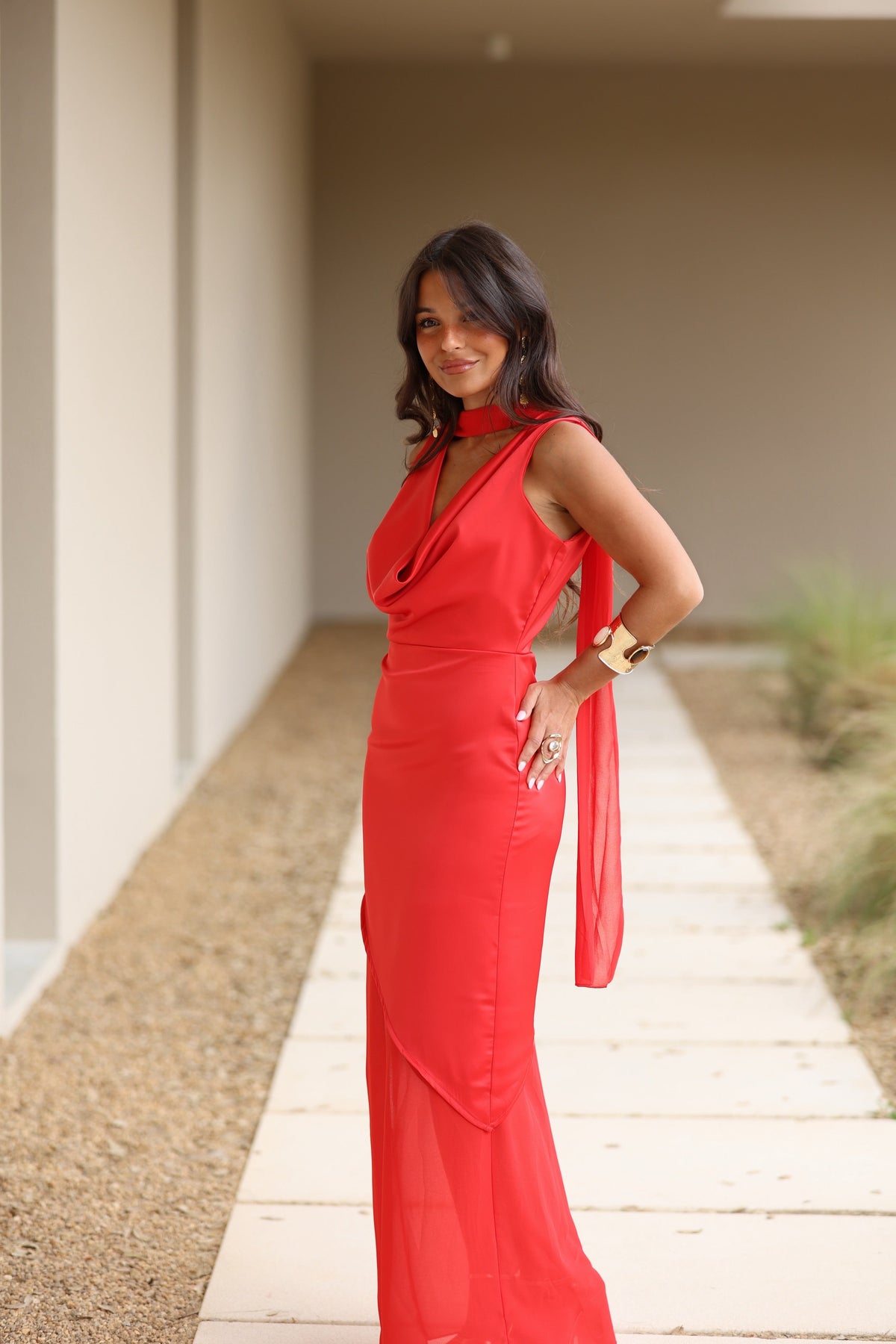 Rosalie Red Dress