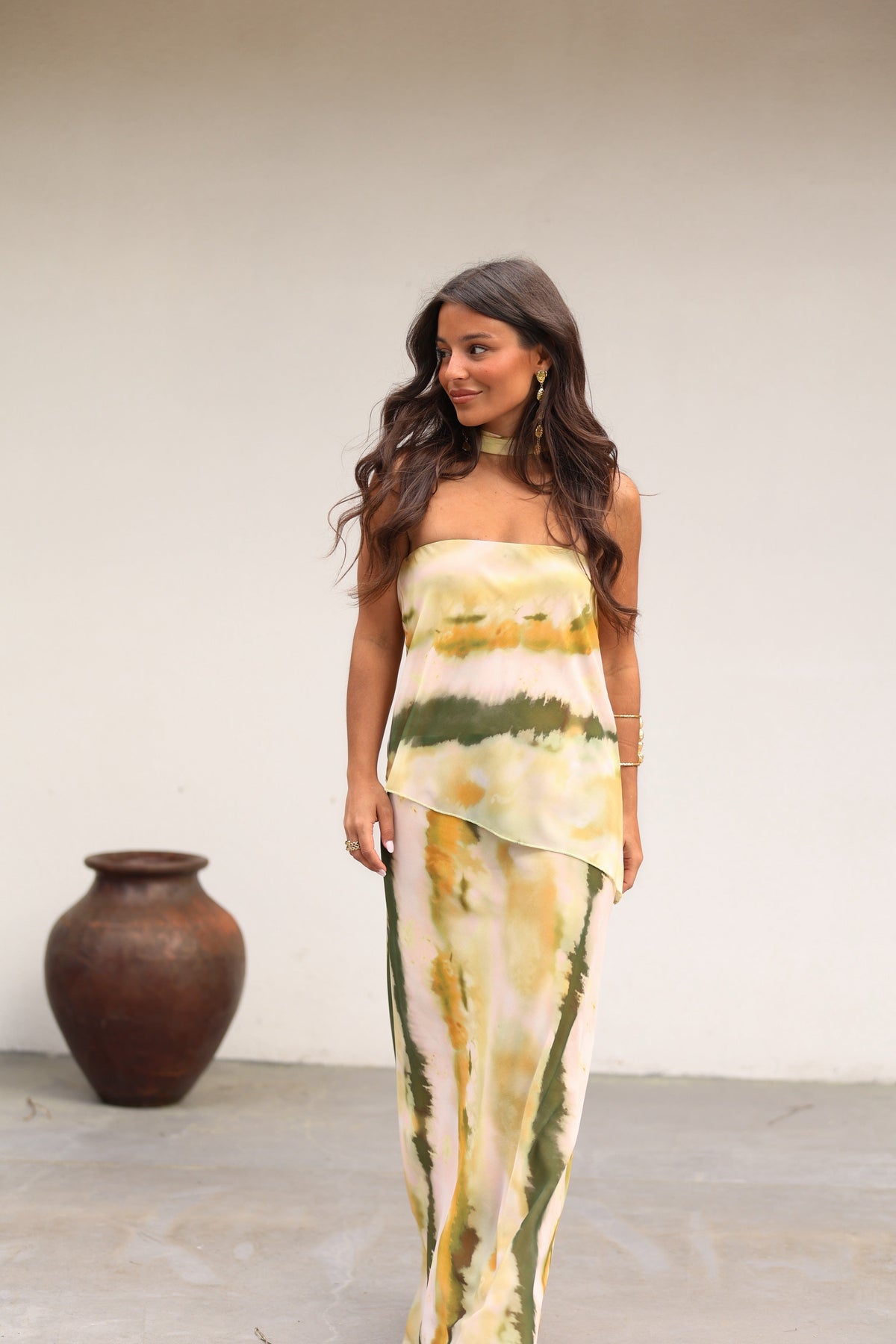 Aitana Dress in Green