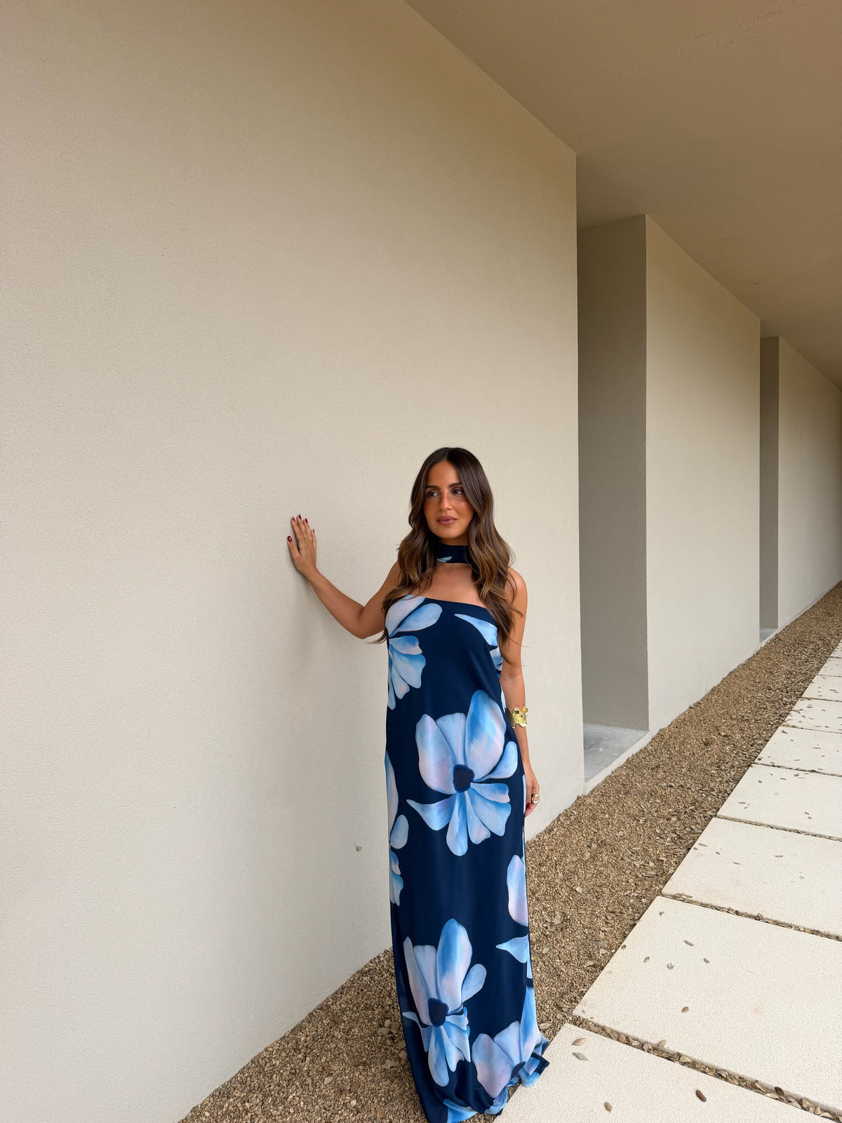 Bloom Dress in Blue